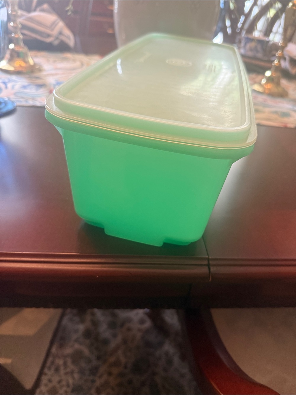 Tupperware Turquoise Rectangular Food Storage Container - Picture 6 of 8